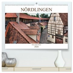 Nördlingen - Eine runde Sache (hochwertiger Premium Wandkalender 2026 DIN A2 quer), Kunstdruck in Hochglanz