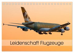 Cover Leidenschaft Flugzeuge (Tischkalender 2026 DIN A5 quer), CALVENDO Monatskalender