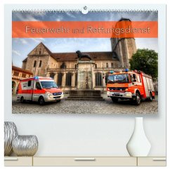 Feuerwehr und Rettungsdienst (hochwertiger Premium Wandkalender 2026 DIN A2 quer), Kunstdruck in Hochglanz Feuerwehr und Rettungsdienst (hochwertiger Premium Wandkalender 2026 DIN A2 quer), Kunstdruck in Hochglanz