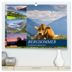 Bergsommer im Berner Oberland (hochwertiger Premium Wandkalender 2026 DIN A2 quer), Kunstdruck in Hochglanz