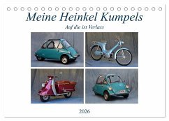 Meine Heinkel Kumpels (Tischkalender 2026 DIN A5 quer), CALVENDO Monatskalender