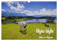Allgäu-Idylle (Wandkalender 2026 DIN A3 quer), CALVENDO Monatskalender