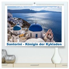 Cover Santorini - Königin der Kykladen (hochwertiger Premium Wandkalender 2026 DIN A2 quer), Kunstdruck in Hochglanz