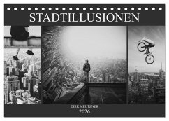 Cover Stadtillusionen (Tischkalender 2026 DIN A5 quer), CALVENDO Monatskalender