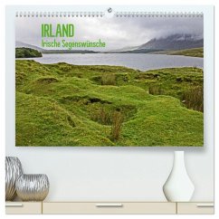 Irland - Irische Segenswünsche (hochwertiger Premium Wandkalender 2026 DIN A2 quer), Kunstdruck in Hochglanz