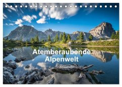 Atemberaubende Alpenwelt (Tischkalender 2026 DIN A5 quer), CALVENDO Monatskalender