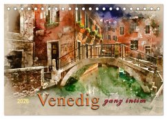 Venedig - ganz intim (Tischkalender 2026 DIN A5 quer), CALVENDO Monatskalender