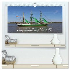 Cover Segelschiffe auf der Elbe (hochwertiger Premium Wandkalender 2026 DIN A2 quer), Kunstdruck in Hochglanz