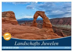 Cover Landschafts Juwelen - Erlesene Landschaften der USA (Wandkalender 2026 DIN A2 quer), CALVENDO Monatskalender