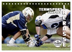 Cover Teamsport Lacrosse - Face-off (Tischkalender 2026 DIN A5 quer), CALVENDO Monatskalender