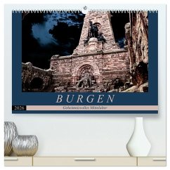 Cover Burgen - Geheimnisvolles Mittelalter (hochwertiger Premium Wandkalender 2026 DIN A2 quer), Kunstdruck in Hochglanz
