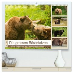 Cover Die grossen Bärentatzen (hochwertiger Premium Wandkalender 2026 DIN A2 quer), Kunstdruck in Hochglanz