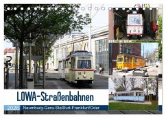 LOWA-Straßenbahnen Naumburg-Gera-Staßfurt-Frankfurt/Oder (Tischkalender 2026 DIN A5 quer), CALVENDO Monatskalender Cover LOWA-Straßenbahnen Naumburg-Gera-Staßfurt-Frankfurt/Oder (Tischkalender 2026 DIN A5 quer), CALVENDO Monatskalender