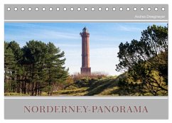 Cover Norderney-Panorama (Tischkalender 2026 DIN A5 quer), CALVENDO Monatskalender