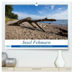 Insel Fehmarn - Impressionen eines Sommertages an der Ostsee (hochwertiger Premium Wandkalender 2026 DIN A2 quer), Kunstdruck in Hochglanz