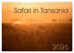 Safari in Tansania (Tischkalender 2026 DIN A5 quer), CALVENDO Monatskalender Safari in Tansania (Tischkalender 2026 DIN A5 quer), CALVENDO Monatskalender
