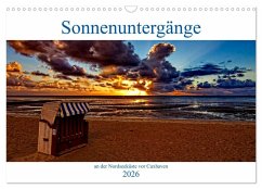 Sonnenuntergänge, an der Nordseeküste vor Cuxhaven (Wandkalender 2026 DIN A3 quer), CALVENDO Monatskalender Sonnenuntergänge, an der Nordseeküste vor Cuxhaven (Wandkalender 2026 DIN A3 quer), CALVENDO Monatskalender