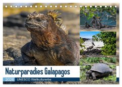 Naturparadies Galapagos - UNESCO Weltkulturerbe (Tischkalender 2026 DIN A5 quer), CALVENDO Monatskalender