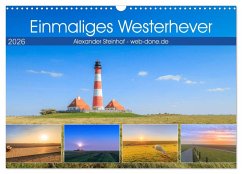 Einmaliges Westerhever (Wandkalender 2026 DIN A3 quer), CALVENDO Monatskalender