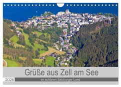 Cover Grüße aus Zell am See (Wandkalender 2026 DIN A4 quer), CALVENDO Monatskalender