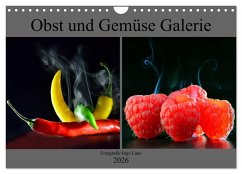 Cover Obst und Gemüse Galerie (Wandkalender 2026 DIN A4 quer), CALVENDO Monatskalender