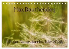 Cover Max Dauthendey - Mit der Natur durchs Jahr (Tischkalender 2026 DIN A5 quer), CALVENDO Monatskalender