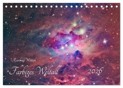 Farbiges Weltall (Tischkalender 2026 DIN A5 quer), CALVENDO Monatskalender