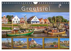 Cover Reise an die Nordsee - Greetsiel (Wandkalender 2026 DIN A4 quer), CALVENDO Monatskalender