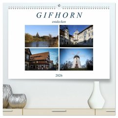 Gifhorn entdecken (hochwertiger Premium Wandkalender 2026 DIN A2 quer), Kunstdruck in Hochglanz