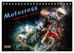 Motocross - extrem cool (Tischkalender 2026 DIN A5 quer), CALVENDO Monatskalender