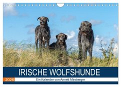 Irische Wolfshunde (Wandkalender 2026 DIN A4 quer), CALVENDO Monatskalender