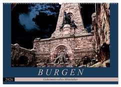 Cover Burgen - Geheimnisvolles Mittelalter (Wandkalender 2026 DIN A2 quer), CALVENDO Monatskalender