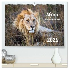 Afrika - Faszination Tierwelt (hochwertiger Premium Wandkalender 2026 DIN A2 quer), Kunstdruck in Hochglanz Afrika - Faszination Tierwelt (hochwertiger Premium Wandkalender 2026 DIN A2 quer), Kunstdruck in Hochglanz