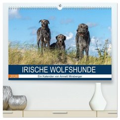Irische Wolfshunde (hochwertiger Premium Wandkalender 2026 DIN A2 quer), Kunstdruck in Hochglanz