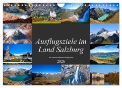Ausflugsziele im Land Salzburg (Wandkalender 2026 DIN A4 quer), CALVENDO Monatskalender