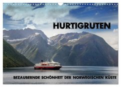 Hurtigruten - Bezaubernde Schönheit der norwegischen Küste (Wandkalender 2026 DIN A3 quer), CALVENDO Monatskalender