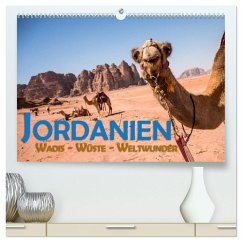 Cover Jordanien - Wadis - Wüste - Weltwunder (hochwertiger Premium Wandkalender 2026 DIN A2 quer), Kunstdruck in Hochglanz