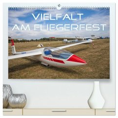 Vielfalt am Fliegerfest (hochwertiger Premium Wandkalender 2026 DIN A2 quer), Kunstdruck in Hochglanz Vielfalt am Fliegerfest (hochwertiger Premium Wandkalender 2026 DIN A2 quer), Kunstdruck in Hochglanz