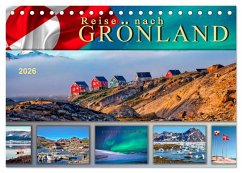 Cover Reise nach Grönland (Tischkalender 2026 DIN A5 quer), CALVENDO Monatskalender