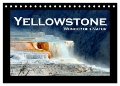 Yellowstone - Wunder der Natur (Tischkalender 2026 DIN A5 quer), CALVENDO Monatskalender