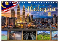 Cover Reise durch Asien - Malaysia (Wandkalender 2026 DIN A4 quer), CALVENDO Monatskalender