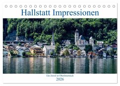 Hallstatt Impressionen (Tischkalender 2026 DIN A5 quer), CALVENDO Monatskalender