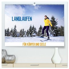 Langlaufen - für Körper und Seele (hochwertiger Premium Wandkalender 2026 DIN A2 quer), Kunstdruck in Hochglanz Langlaufen - für Körper und Seele (hochwertiger Premium Wandkalender 2026 DIN A2 quer), Kunstdruck in Hochglanz