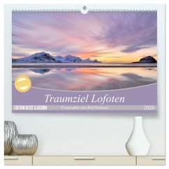 Traumziel Lofoten (hochwertiger Premium Wandkalender 2026 DIN A2 quer), Kunstdruck in Hochglanz