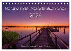 Cover Naturwunder Norddeutschlands (Tischkalender 2026 DIN A5 quer), CALVENDO Monatskalender