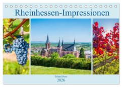 Cover Rheinhessen-Impressionen (Tischkalender 2026 DIN A5 quer), CALVENDO Monatskalender