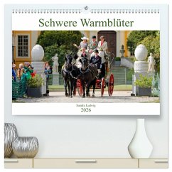 Schwere Warmblüter 2026 (hochwertiger Premium Wandkalender 2026 DIN A2 quer), Kunstdruck in Hochglanz Schwere Warmblüter 2026 (hochwertiger Premium Wandkalender 2026 DIN A2 quer), Kunstdruck in Hochglanz