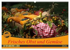 Frisches Obst und Gemüse (Wandkalender 2026 DIN A2 quer), CALVENDO Monatskalender