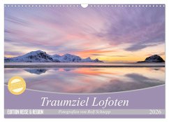 Traumziel Lofoten (Wandkalender 2026 DIN A3 quer), CALVENDO Monatskalender