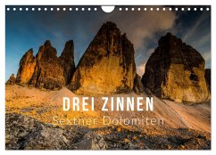 Drei Zinnen. Sextner Dolomiten (Wandkalender 2026 DIN A4 quer), CALVENDO Monatskalender